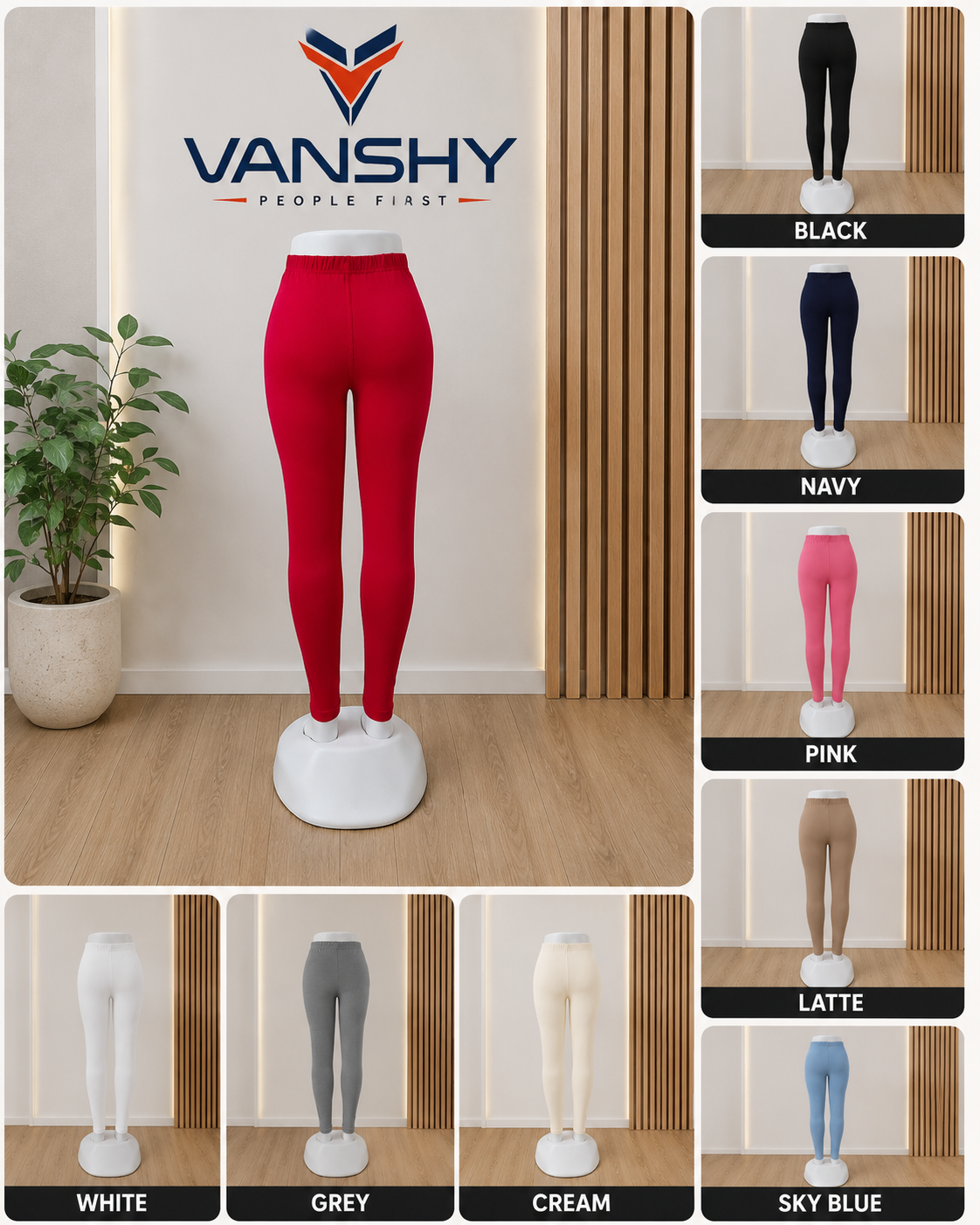 womens  Ankle Length leggings (pack of 3)