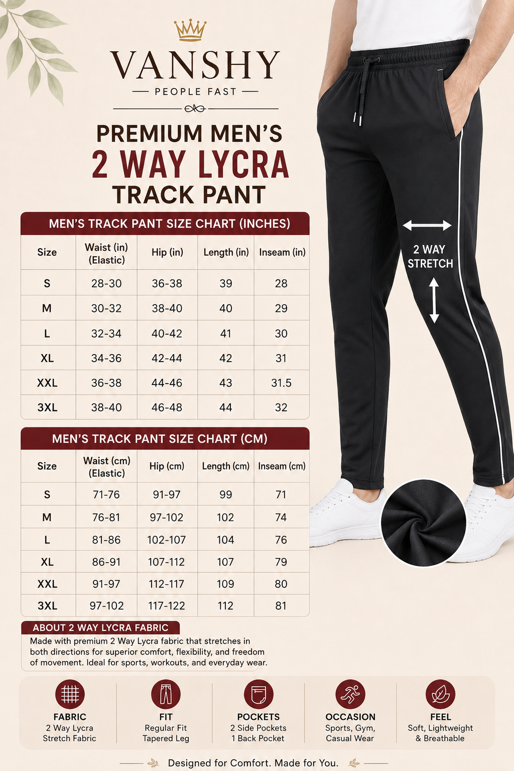 Men's Track Pant ( pack of 4)