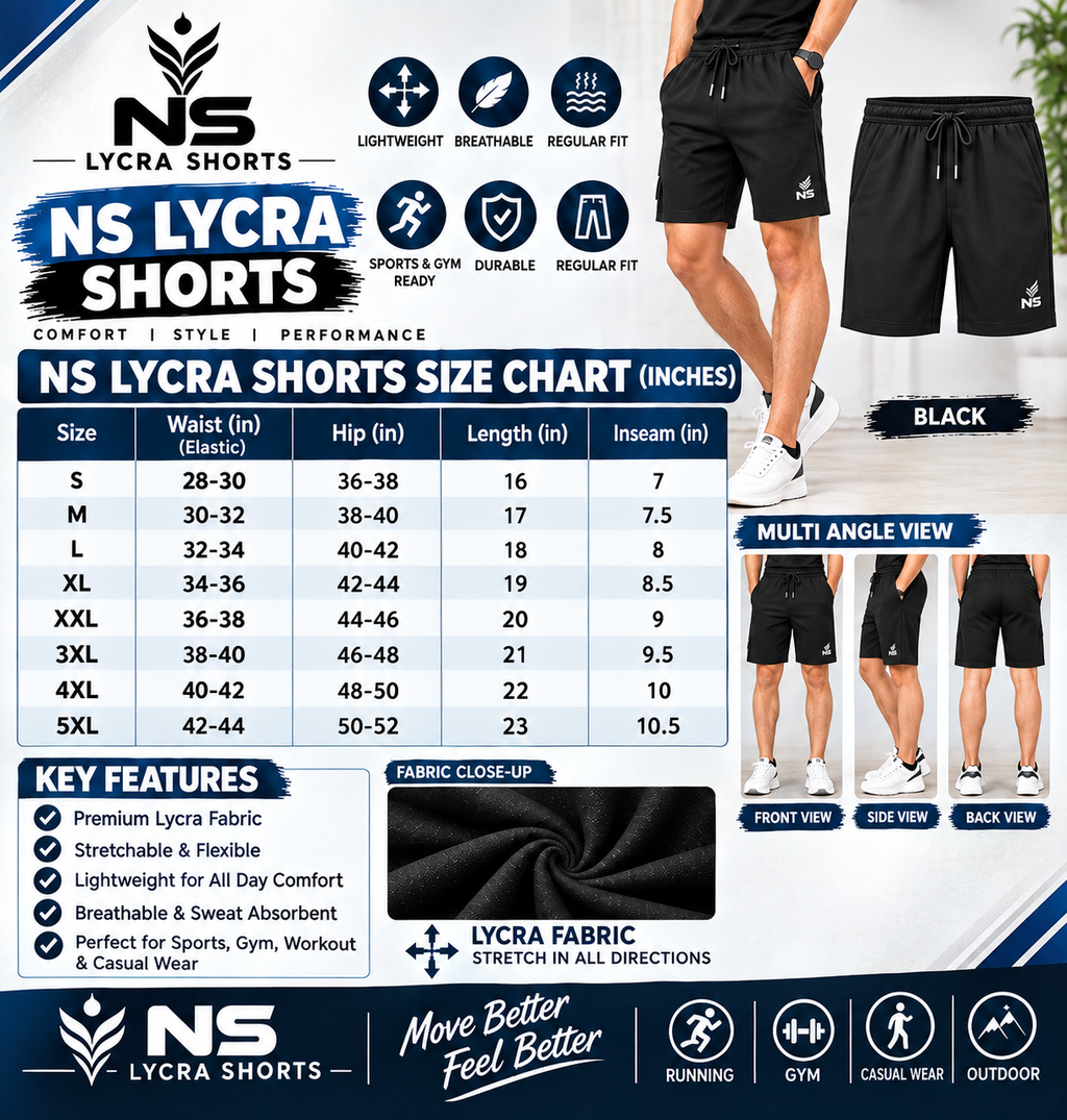 NS  Shorts with 2 side Zip