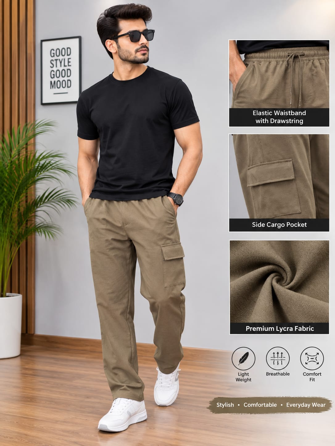 Mens  Cargo Pants