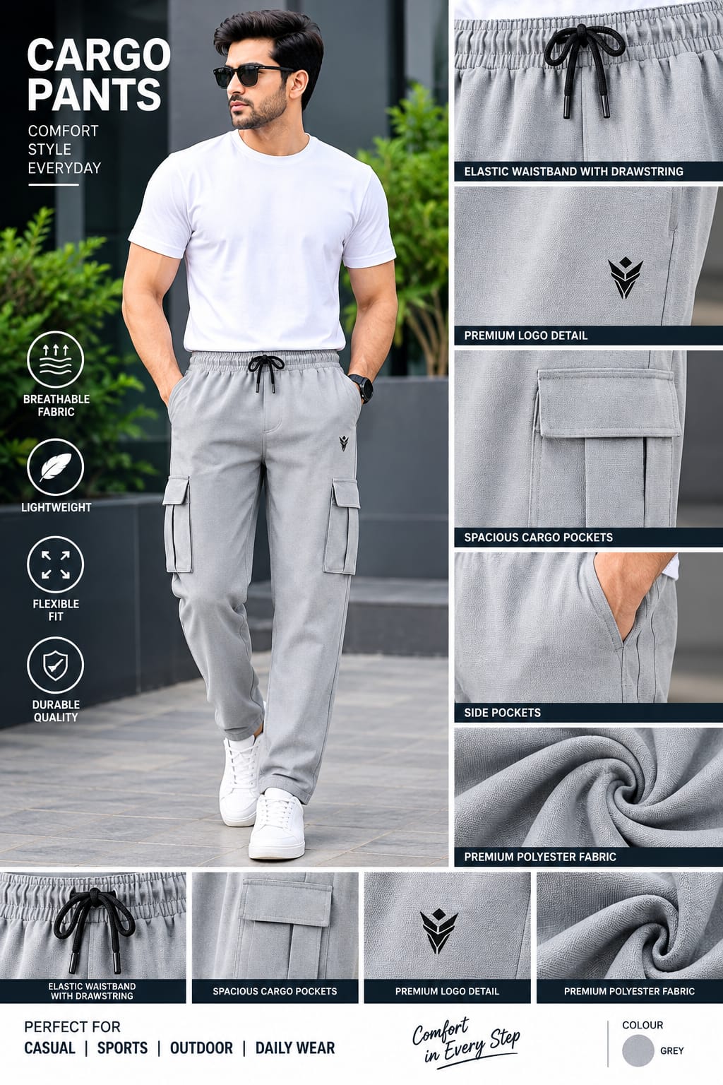 Mens  Cargo Pants