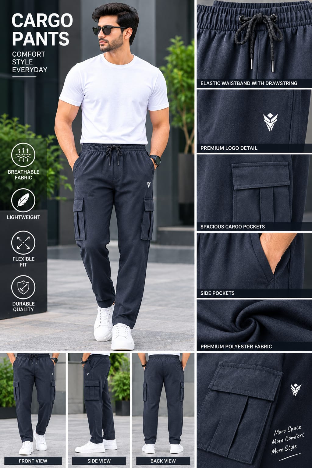 Mens  Cargo Pants