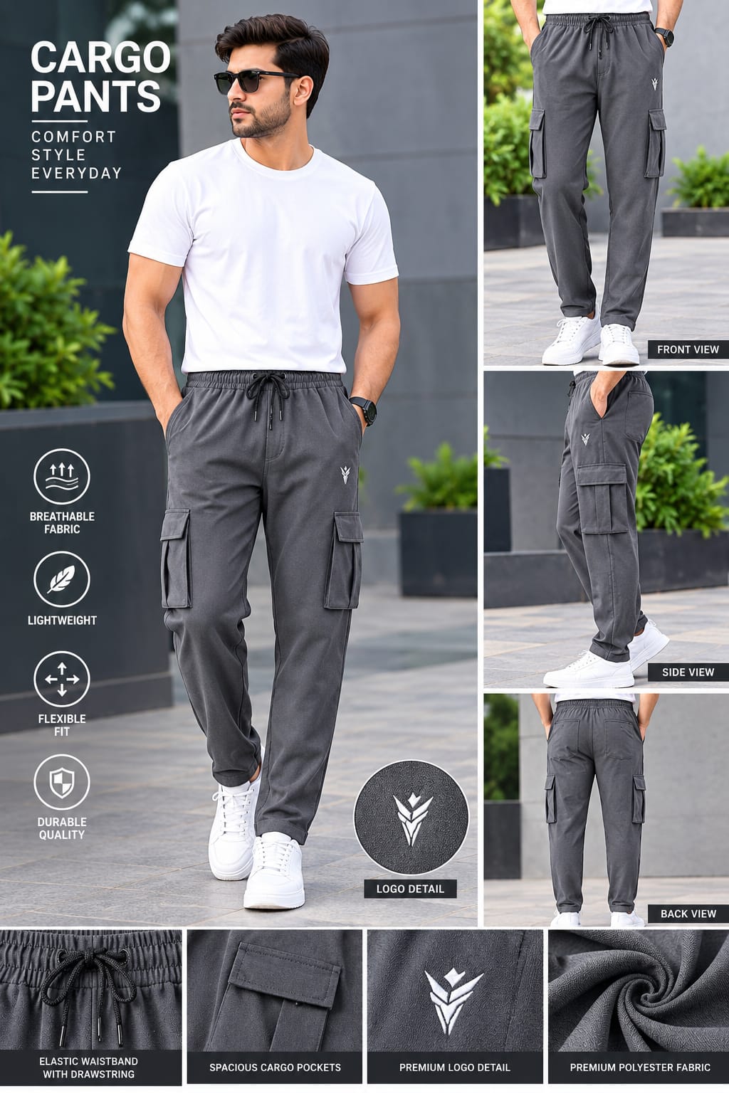 Mens  Cargo Pants