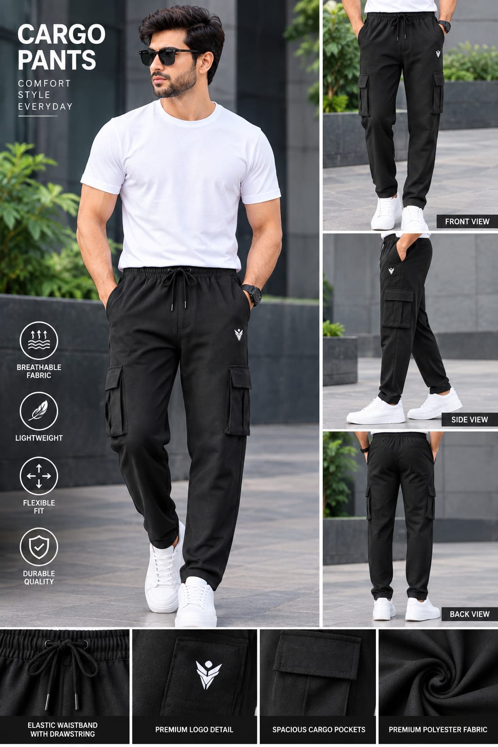 Mens  Cargo Pants