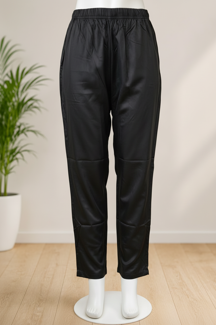 Black Straight Pant