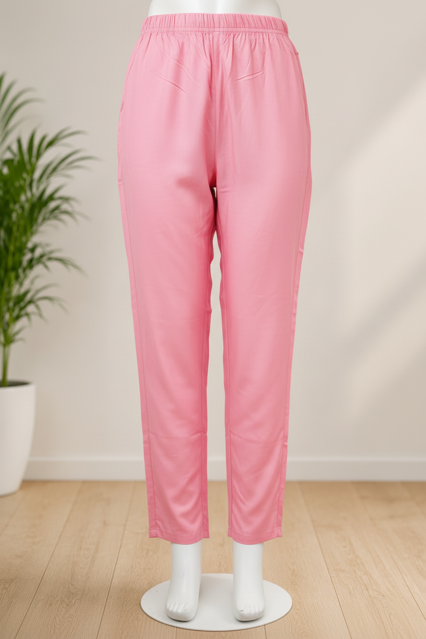 Pink Straight Pant